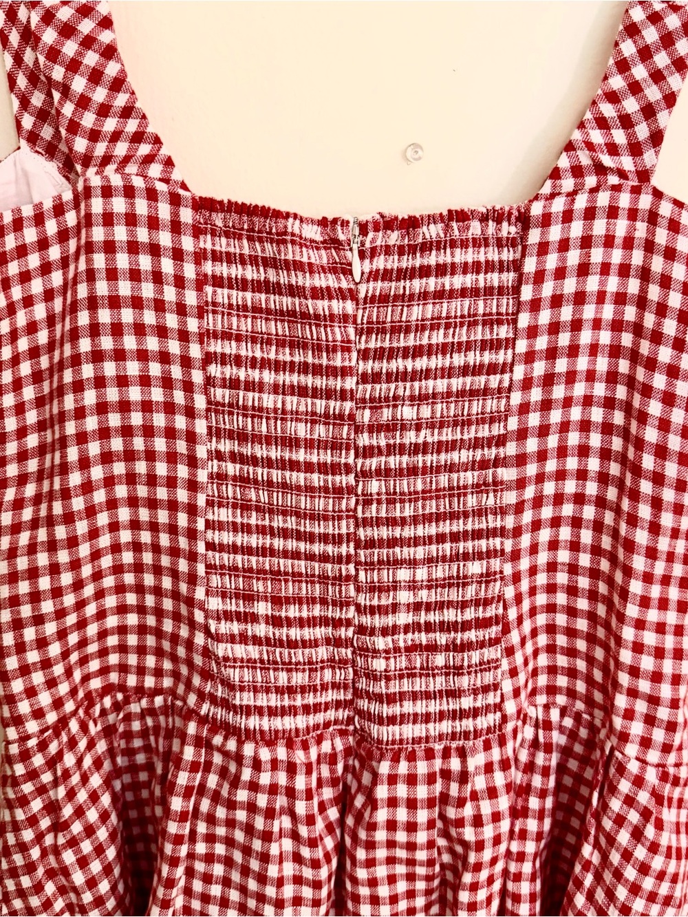 Reformation Red Gingham Sundress - Picture 5 of 9